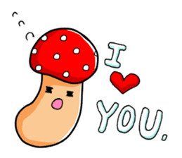 Bowlful Mushrooms sticker #10197646