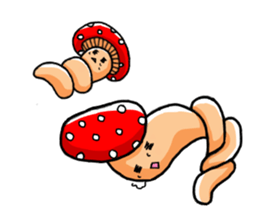 Bowlful Mushrooms sticker #10197653