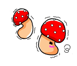 Bowlful Mushrooms sticker #10197655