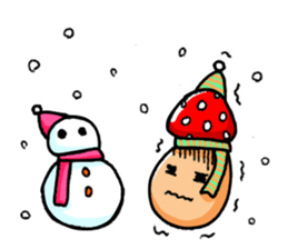 Bowlful Mushrooms sticker #10197657