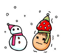 Bowlful Mushrooms sticker #10197657