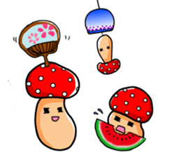 Bowlful Mushrooms sticker #10197658