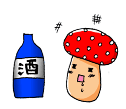 Bowlful Mushrooms sticker #10197660