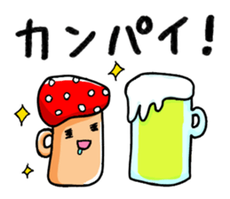 Bowlful Mushrooms sticker #10197661