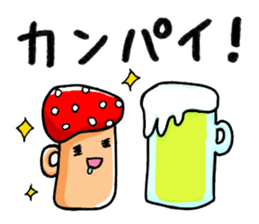 Bowlful Mushrooms sticker #10197661