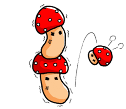 Bowlful Mushrooms sticker #10197662