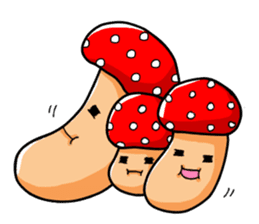 Bowlful Mushrooms sticker #10197668