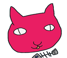 cat facial expression cute sticker No1 sticker #10197762