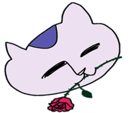 cat facial expression cute sticker No1 sticker #10197763