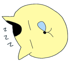 cat facial expression cute sticker No1 sticker #10197771