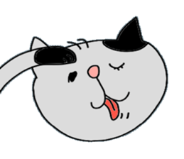 cat facial expression cute sticker No1 sticker #10197781