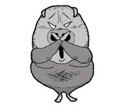 I put on the mask of the pig sticker #10197846