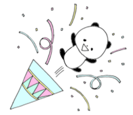 faintly panda sticker #10198215