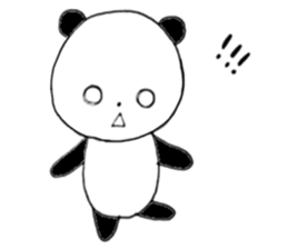 faintly panda sticker #10198223