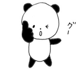 faintly panda sticker #10198224