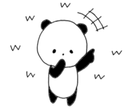 faintly panda sticker #10198227