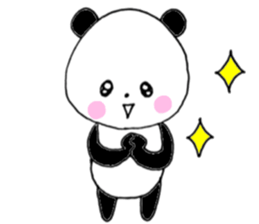 faintly panda sticker #10198230