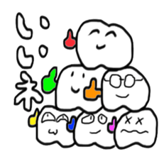 The teeth of the dictionary sticker #10198394