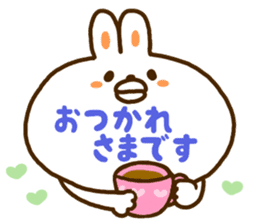 A face is the rabbit of the balloon sticker #10198674