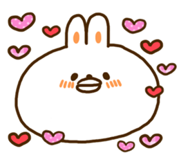 A face is the rabbit of the balloon sticker #10198676