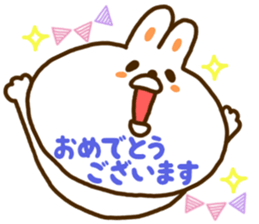 A face is the rabbit of the balloon sticker #10198678