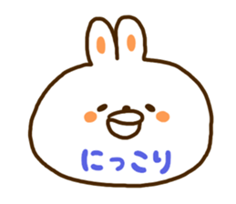 A face is the rabbit of the balloon sticker #10198689