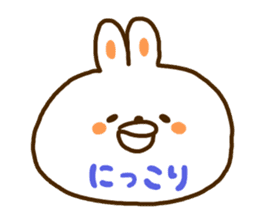 A face is the rabbit of the balloon sticker #10198689