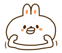 A face is the rabbit of the balloon sticker #10198690