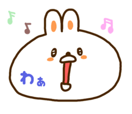 A face is the rabbit of the balloon sticker #10198692