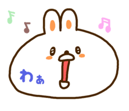 A face is the rabbit of the balloon sticker #10198692