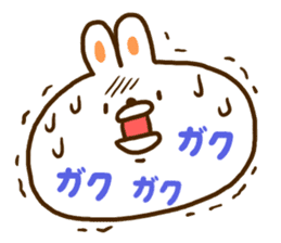 A face is the rabbit of the balloon sticker #10198695