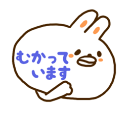 A face is the rabbit of the balloon sticker #10198697