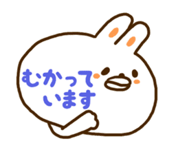 A face is the rabbit of the balloon sticker #10198697