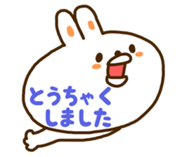 A face is the rabbit of the balloon sticker #10198698