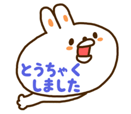 A face is the rabbit of the balloon sticker #10198698