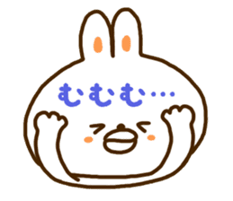 A face is the rabbit of the balloon sticker #10198707