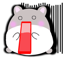 Frequently used words of cute hamster sticker #10199329