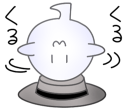 Cute & Mischievous ghost (2nd) sticker #10200371