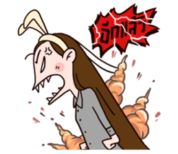 Women with routine sticker #10200421