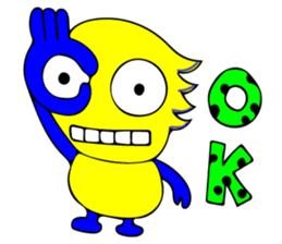 Invitation monster sticker #10200836