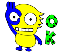 Invitation monster sticker #10200836