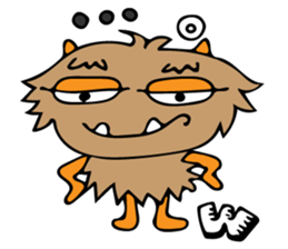 Invitation monster sticker #10200850