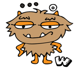 Invitation monster sticker #10200850