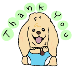 American cocker tan sticker #10201538