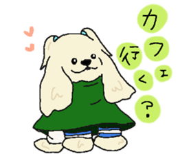 American cocker tan sticker #10201544