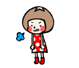 family contact Oita dialect Daughter sticker #10201986