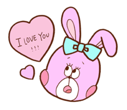 Bunny-chan and Rabbit-kun sticker #10202128
