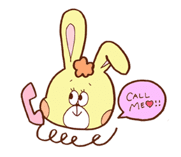 Bunny-chan and Rabbit-kun sticker #10202138