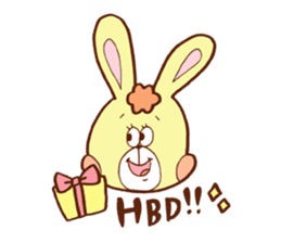 Bunny-chan and Rabbit-kun sticker #10202143