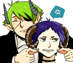 Kise and Ryuu sticker #10202348